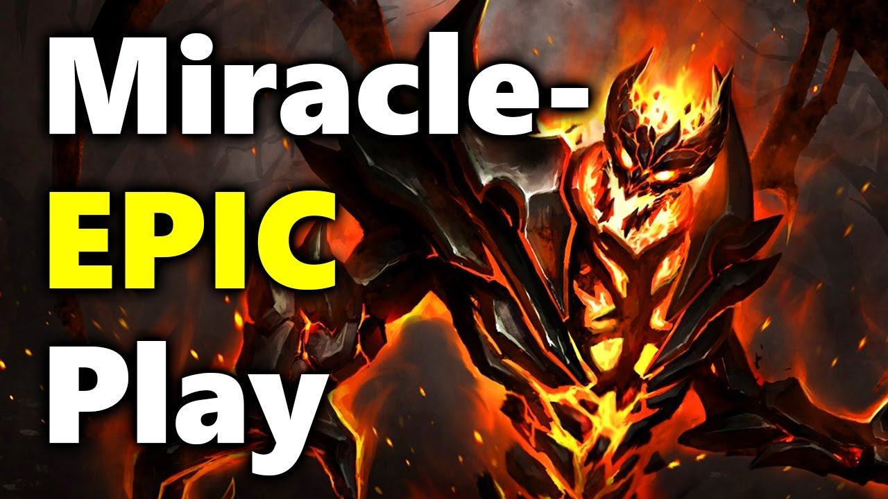 Dota 2 Miracle- Shadow Fiend - Most EPIC Play смотреть онлайн