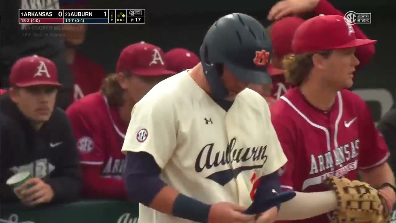 #1 Arkansas vs #23 Auburn | Game 2 | Full College Baseball 03/22/2024 смотреть онлайн