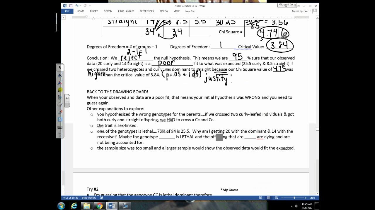 Unit 7 Lecture 4 Chi Square & Lethal Genotypes смотреть онлайн