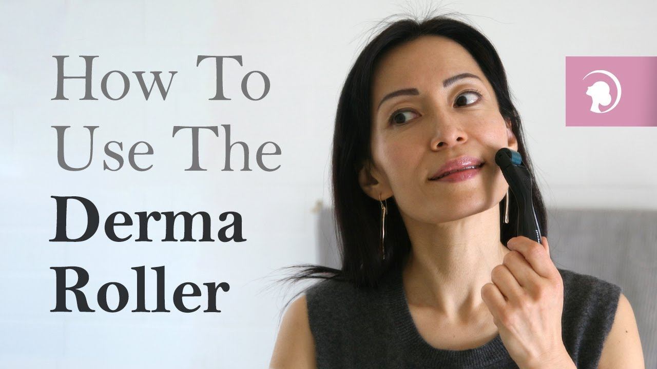 Derma Roller Demonstration - How To Use A Micro Needle Roller смотреть онлайн