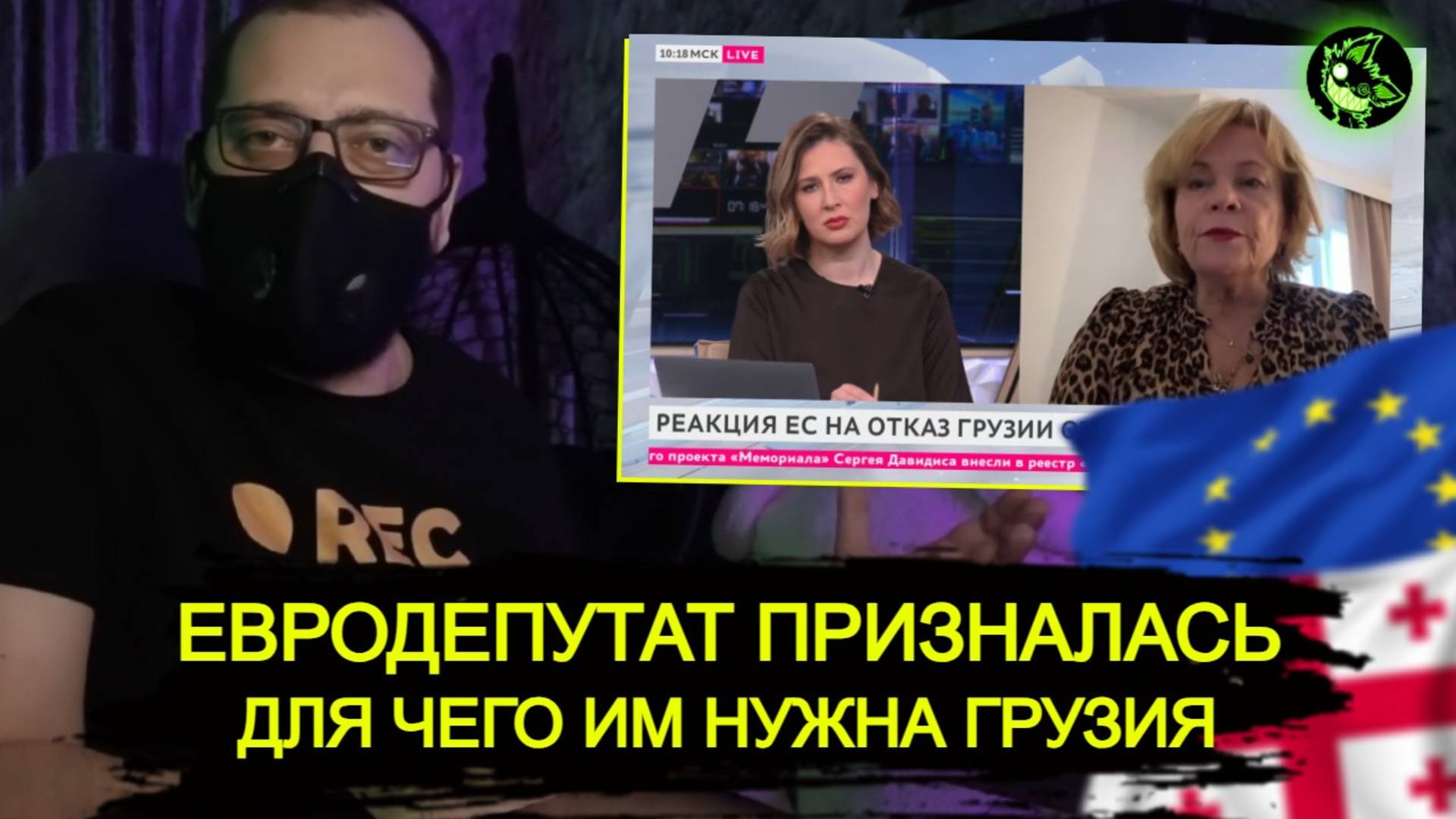 Депутат Европарламента призналась в ПРЯМОМ ЭФИРЕ зачем им ГРУЗИЯ смотреть онлайн