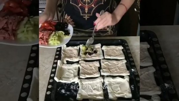 Слоёные квадратики.