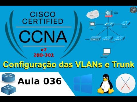 📡 036 Configuração da VLAN e Trunk BÁSICO nos Switches Layer 2 e 3 Laboratório Prático Cisco CCNAv7 смотреть онлайн