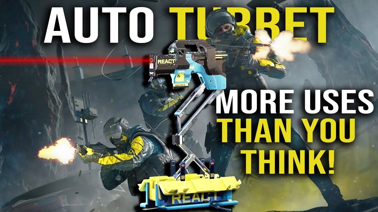 RAINBOW SIX EXTRACTION AUTO TURRET HAS MORE USES THAN YOU THINK! смотреть онлайн