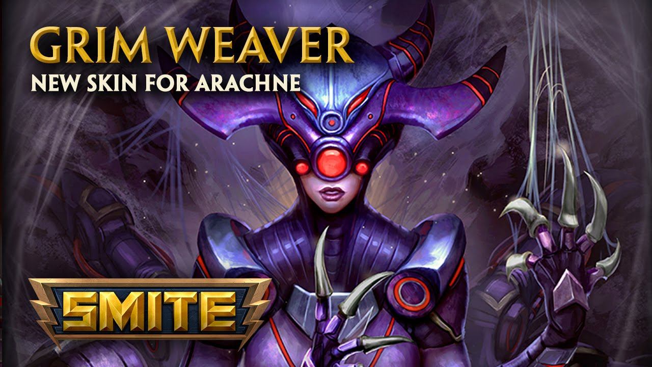SMITE - New Skin for Arachne - Grim Weaver смотреть онлайн