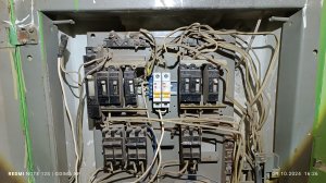 Шабаш-Монтаж. Замена советских автоматов на новые. (Щит СССР) (Хрущевка 1-464А, 1982г)