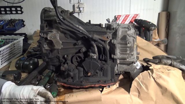 PART 2/15: How to disassemble Toyota Automatic transmission A140E. Gear selector смотреть онлайн