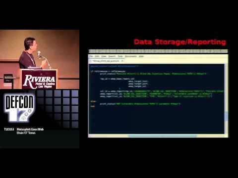 DEFCON 17: Metasploit Goes Web смотреть онлайн