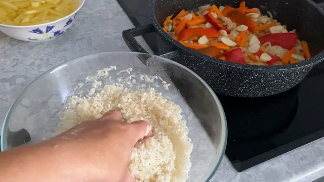 Самый вкусный П🤍love, готовлю на обед/ Маленькая хитрость, лапша не превратится в кисель 👌 #плов смотреть онлайн