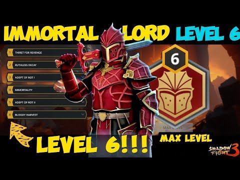 Breaking! Immortal Lord Level 6!!! | Bloody Harvest: Unlocked!! | Shadow Fight 3 смотреть онлайн