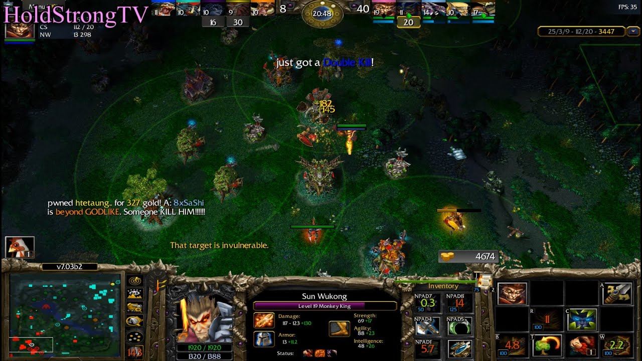 DOTA 1 Sun Wukung Monkey King Beyond GODLIKE #9 смотреть онлайн