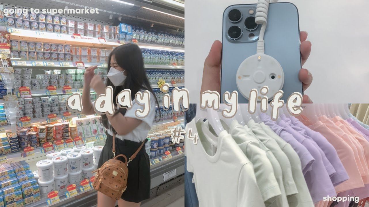 A day in my life┃ Lots of shopping and eating footage 🥩🛍 смотреть онлайн