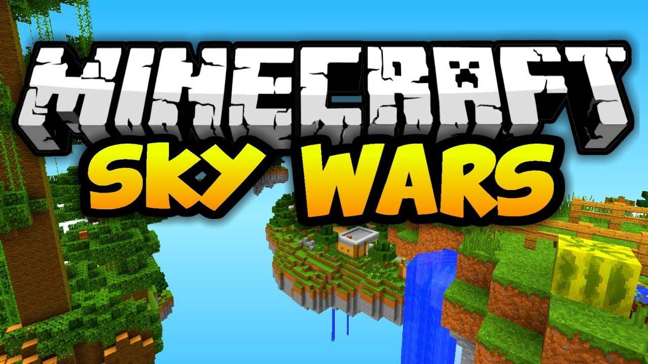 играем в Skywars в майнкрафт
