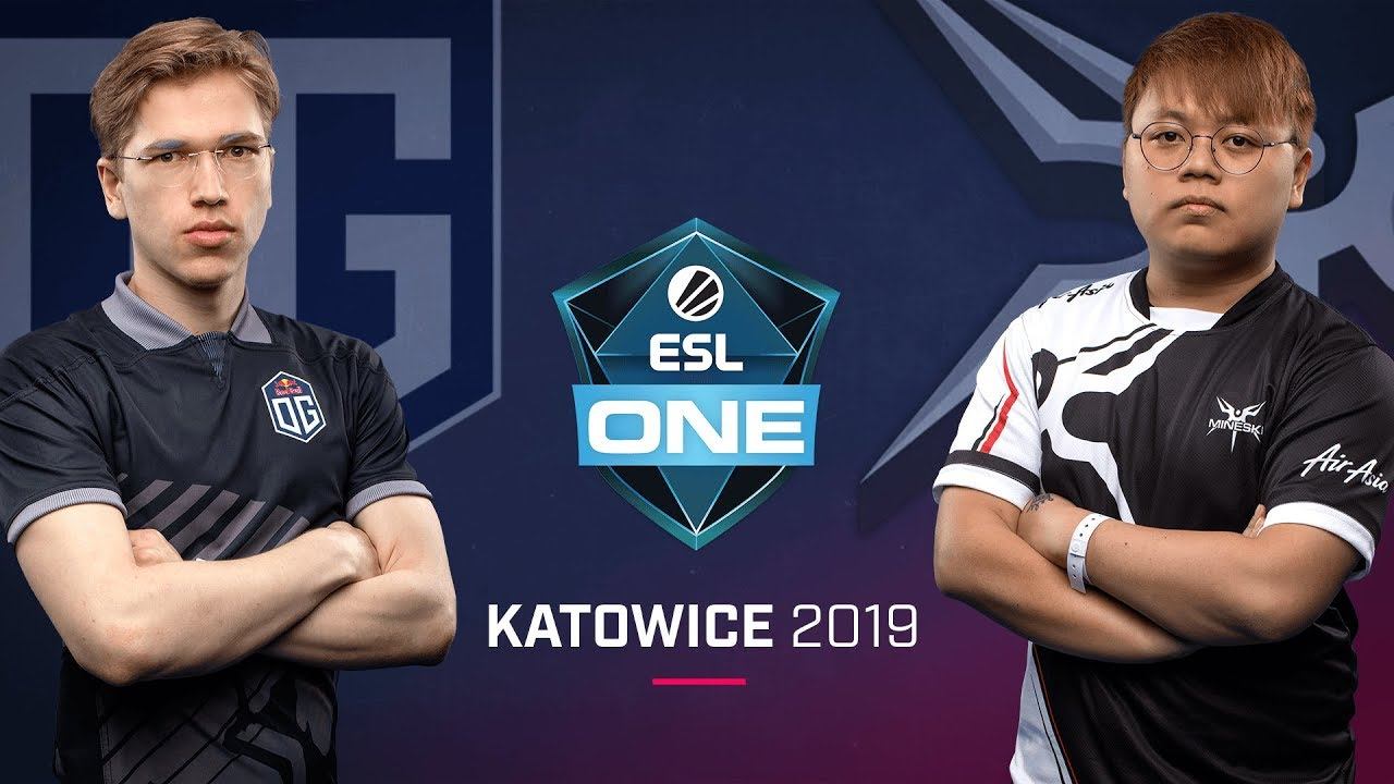 Dota 2 - Team OG vs. Mineski - Game 1 - Group A R2 - ESL One Katowice 2019 смотреть онлайн