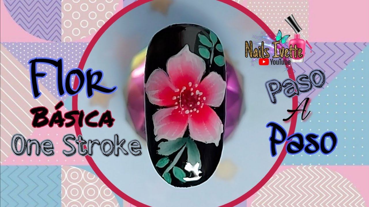 flor one stroke básico con gel paint / Decoración de uñas pinceladas / Diseño de uñas carga duple смотреть онлайн