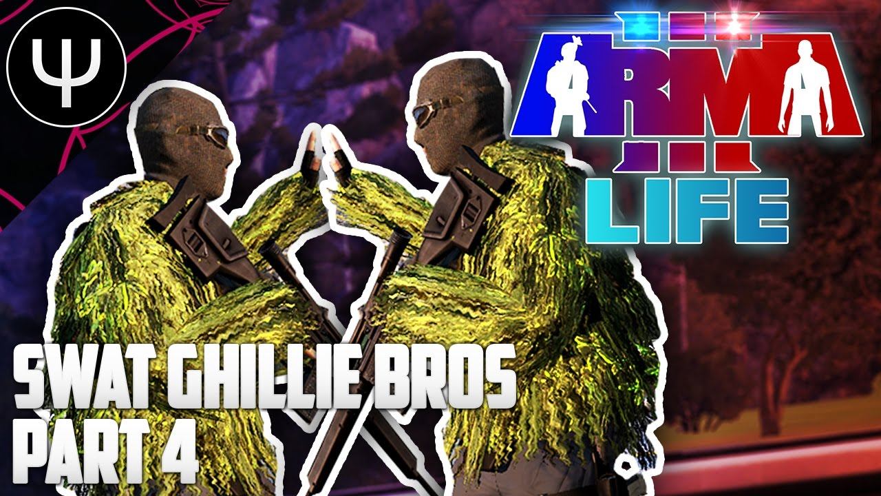 ARMA 3: Life Mod — SWAT Ghillie Bros — Part 4 — Baby Cop! смотреть онлайн