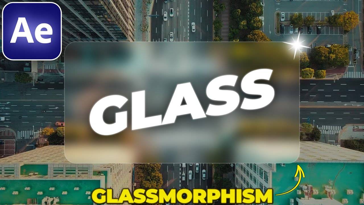 Эффект стекломорфизма в After Effects смотреть онлайн