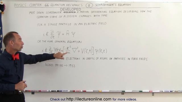 Physics - Chapt. 66 Quantum Mechanics (8 of 9) Schrodinger's Equation смотреть онлайн