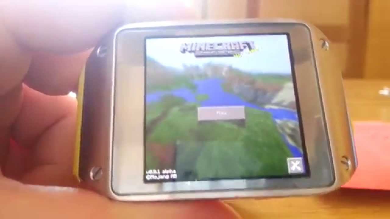 Фичер.Запускаем MCPE на Galaxy Gear s.w. смотреть онлайн