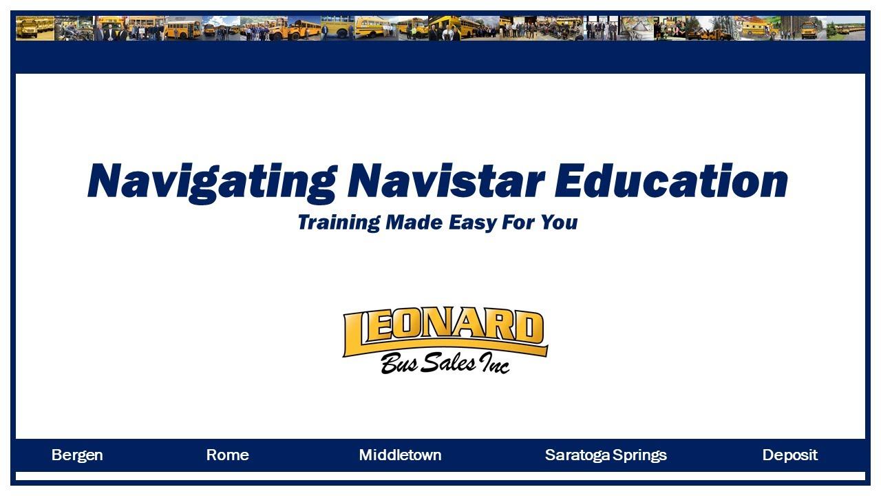 Navigating Navistar Education (LMS) смотреть онлайн
