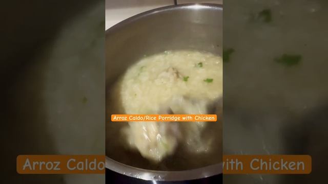 Arroz Caldo/Rice Porridge with Chicken смотреть онлайн