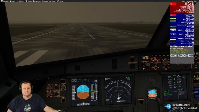 IniBuilds A321 / Обзор симулятора / Летим из Эдинбурга / MSFS 2024 / RTX 3090