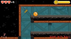 RED BALL 4 « INTO THE CAVES « Orange Tomato Ball KILLS BOSS New Update