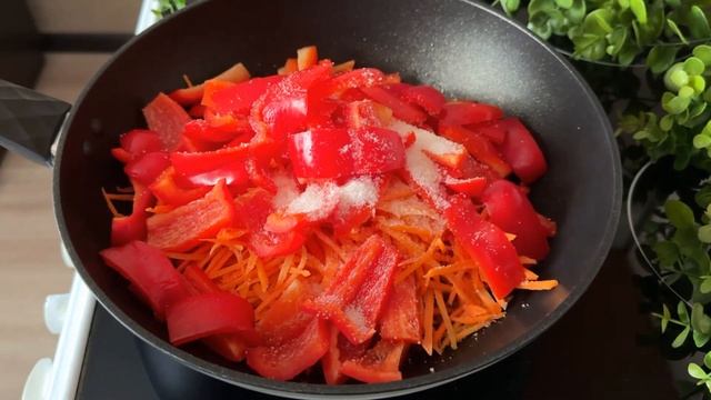 Лучшая закуска из болгарского перца 😋 Вкусный рецепт из простых продуктов! смотреть онлайн