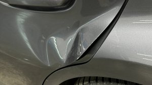 Ремонт вмятины на двери автомобиля без покраски, полировка и керамика - Lexus ES250