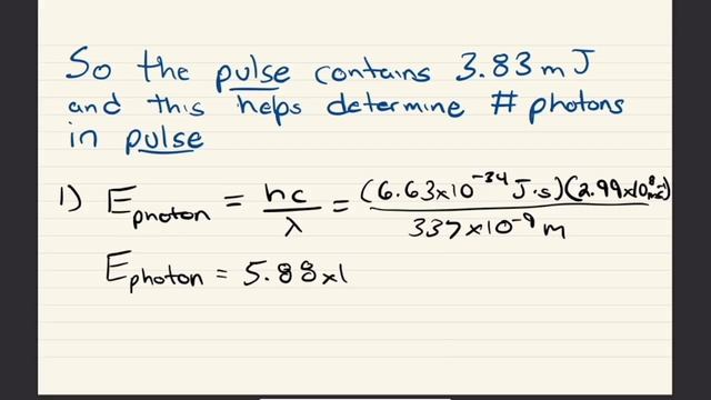 Workout Wednesday - Photon Calculations Using Wavelength and Energy CHM101 смотреть онлайн
