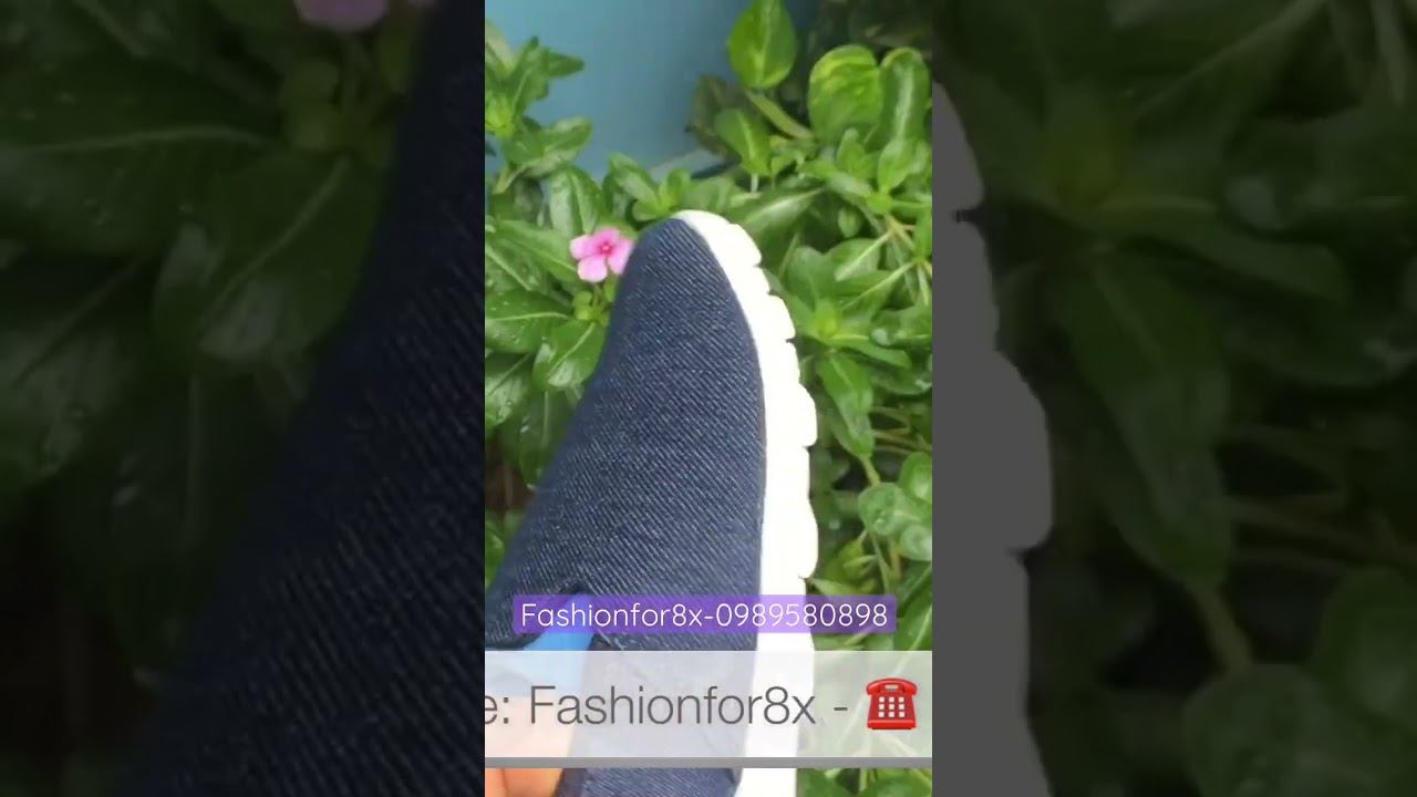 Fashionfor8x-ph7-giày skecher slipon vải bò nữ, màu đen, xanh. Siêu nhẹ, giày đi bộ, chạy thể dục смотреть онлайн