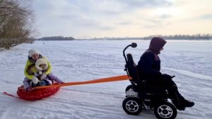 Катание на коляске вездеходе Caterwil 4WD