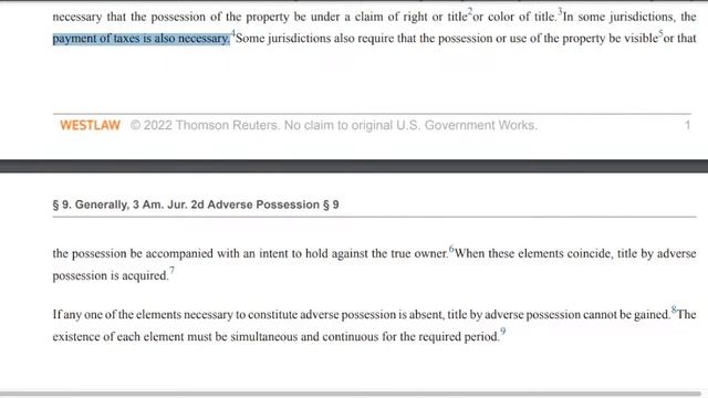 Adverse Possession Part 1 - AmJur - Time and Title смотреть онлайн