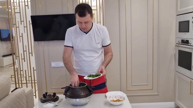 Приготовил вкусный, полезный суп бозбаш из говядины в афганском казане! Супчик топчик!!! смотреть онлайн