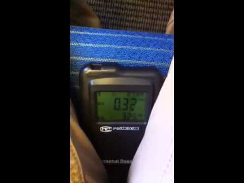 福岡→羽田ANA放射線2011/05/02Part2 ガイガーカウンターDP802i【0.26-0.35】