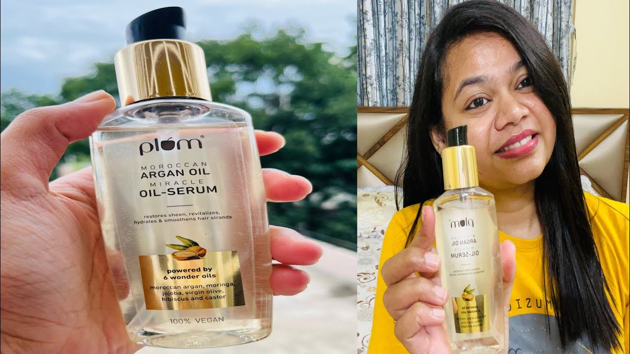 PLUM Moroccan Argan Oil Miracle oil-Serum for hair & Scalp | Powered by 6 wonder Oils #newlaunch смотреть онлайн