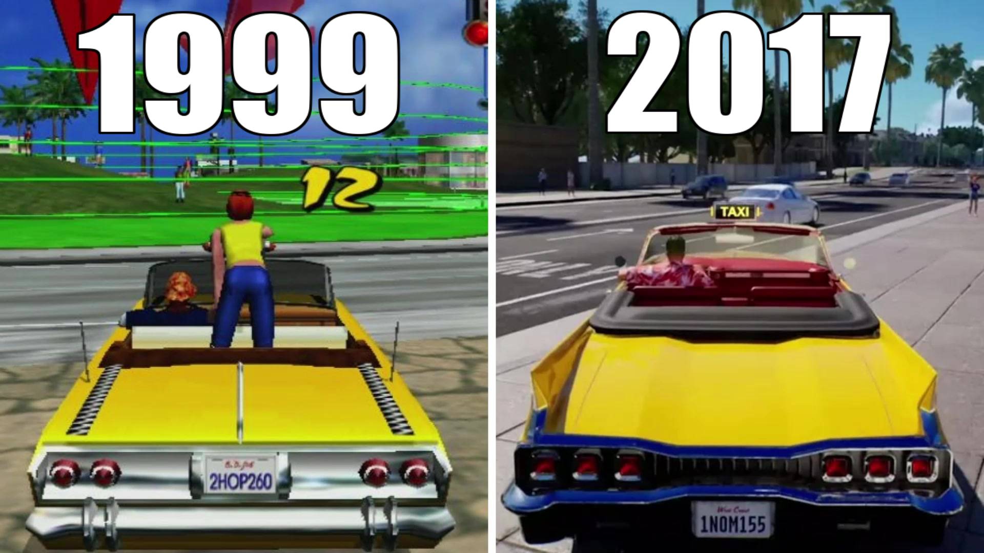 Эволюция серии игр Crazy Taxi [1999-2017] смотреть онлайн