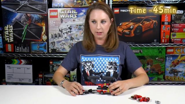 Lego Racing Bike Transporter Set 60084 | Unbox Build Time Lapse Review смотреть онлайн