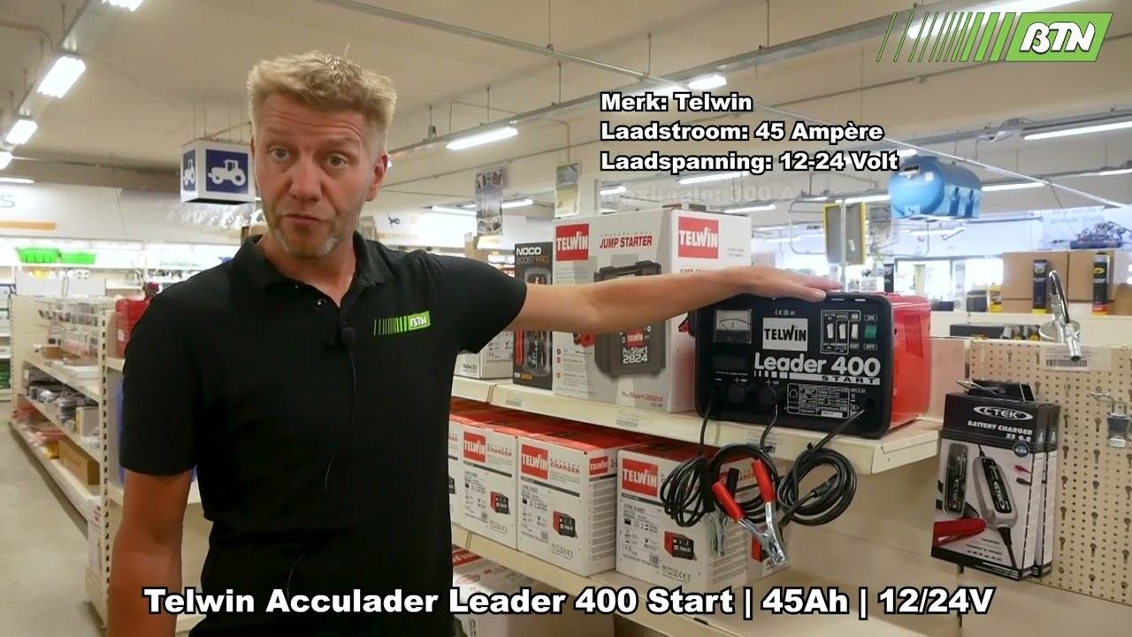 Telwin Acculader Leader 400 Start | 45Ah | 12/24V - BTN de Haas (5510104) смотреть онлайн