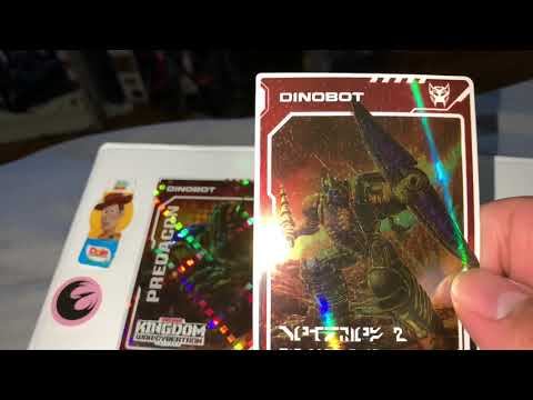 #202 Transformers War For Cybertron Trilogy: Kingdom Dinobot Sticker & Trading card смотреть онлайн