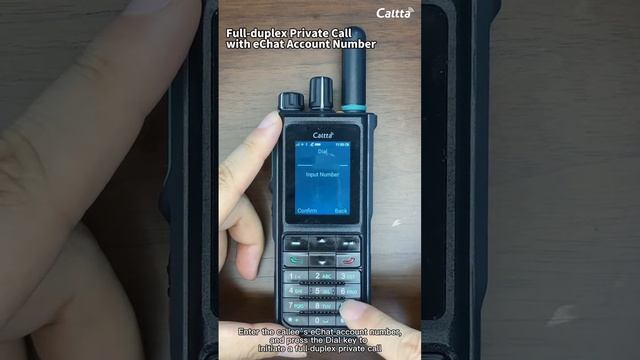 Caltta EChat PoC Radio E690 Service Demonstration