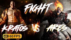 Kratos vs Ares - God of War Brutal Fights File | 4K 60fps