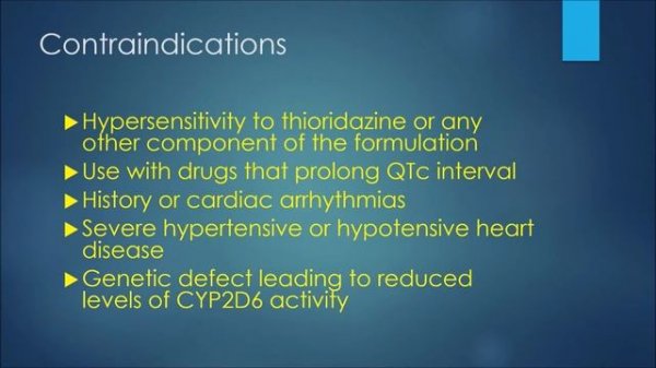 Thioridazine (Mellaril) - Pharmacist Review - Uses, Dosing, Side Effects