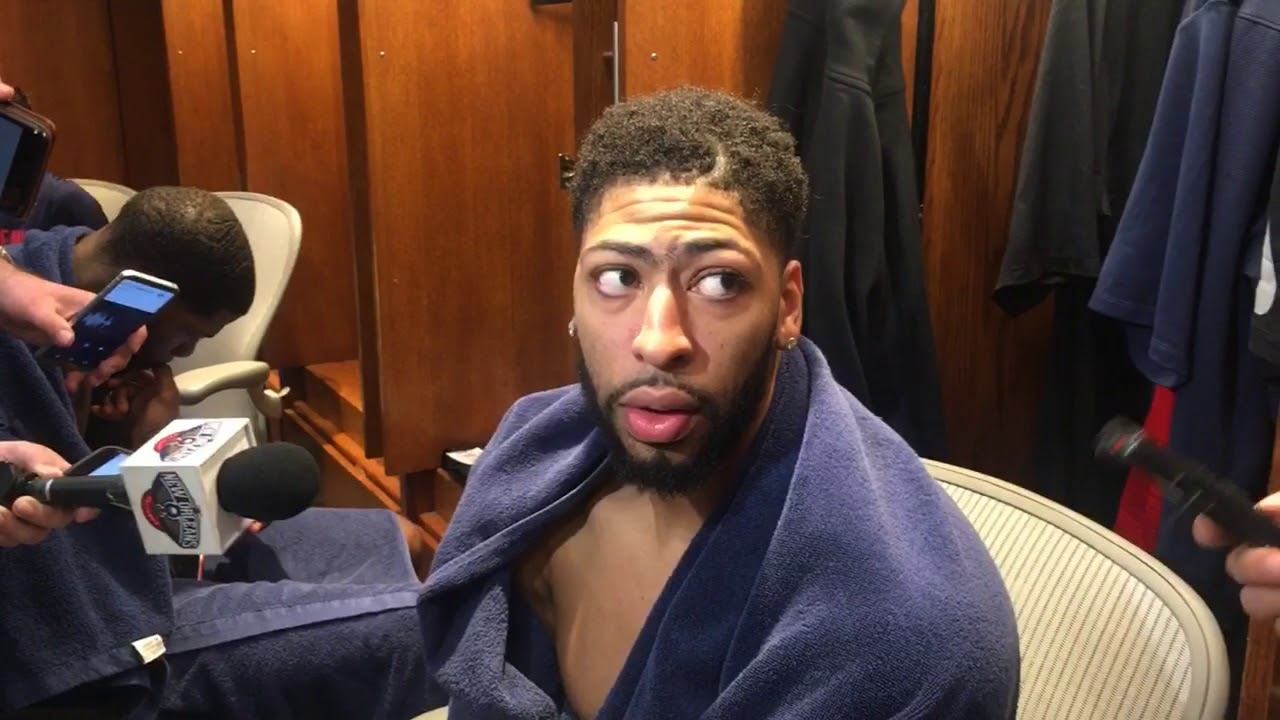 Anthony Davis on Wednesday's 139-117 win over the Lakers смотреть онлайн
