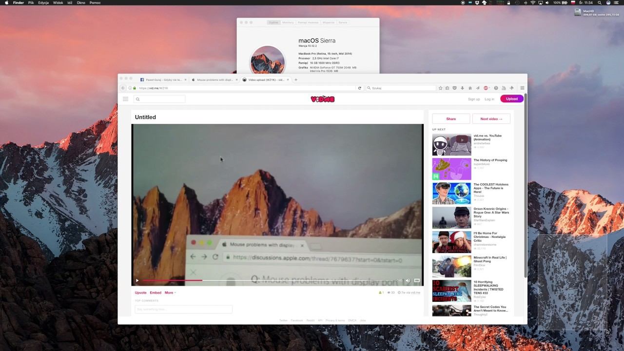 sierraOS macbook 4k dell смотреть онлайн