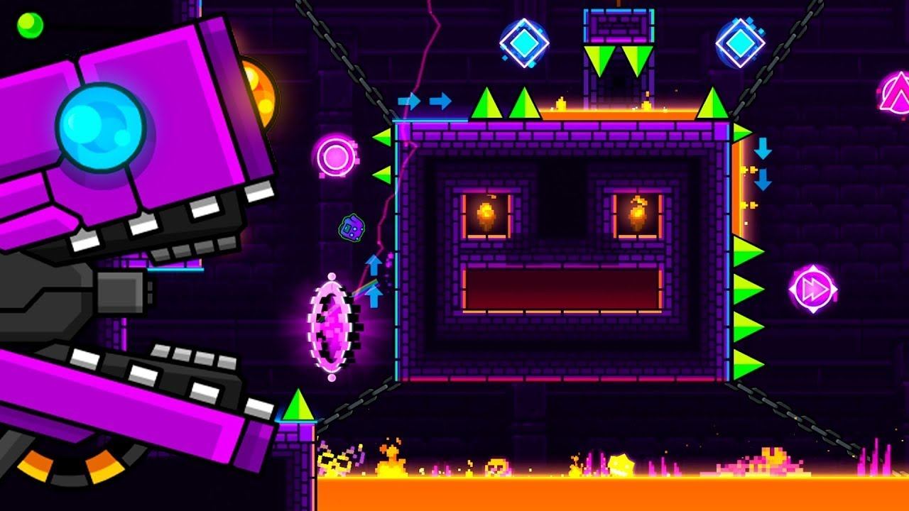 "Explorers" (Demon) By: MathisCreator & SwitchStepGDYT [3 Coins] | Geometry DAsh смотреть онлайн