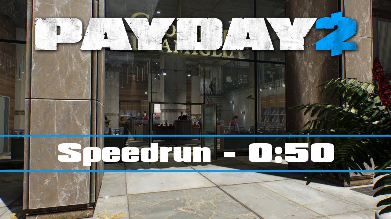 PAYDAY 2 - Diamond Store Normal Solo - Speedrun 0:50 [#71] смотреть онлайн
