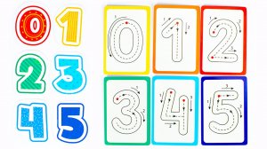 Цифры для Малышей - Обучающие Карточки.