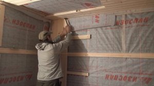 Постройка каркасной бани 2024год часть 3