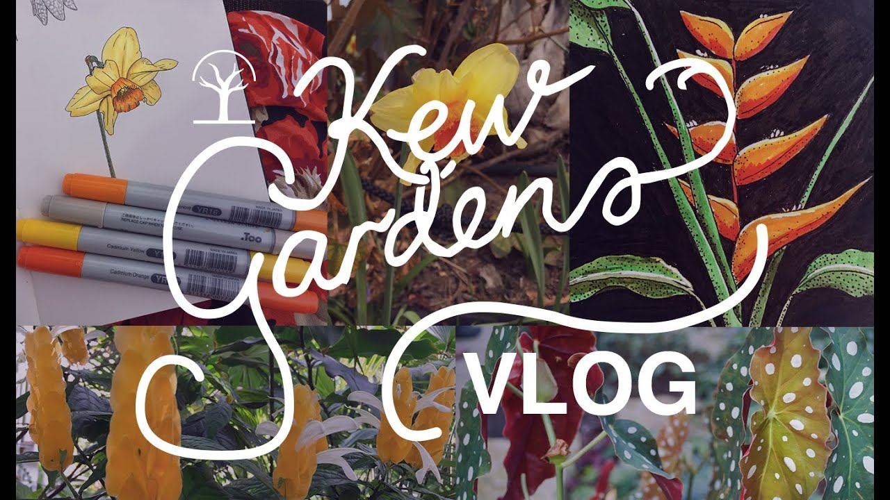 Drawing at Kew Gardens | VLOG смотреть онлайн